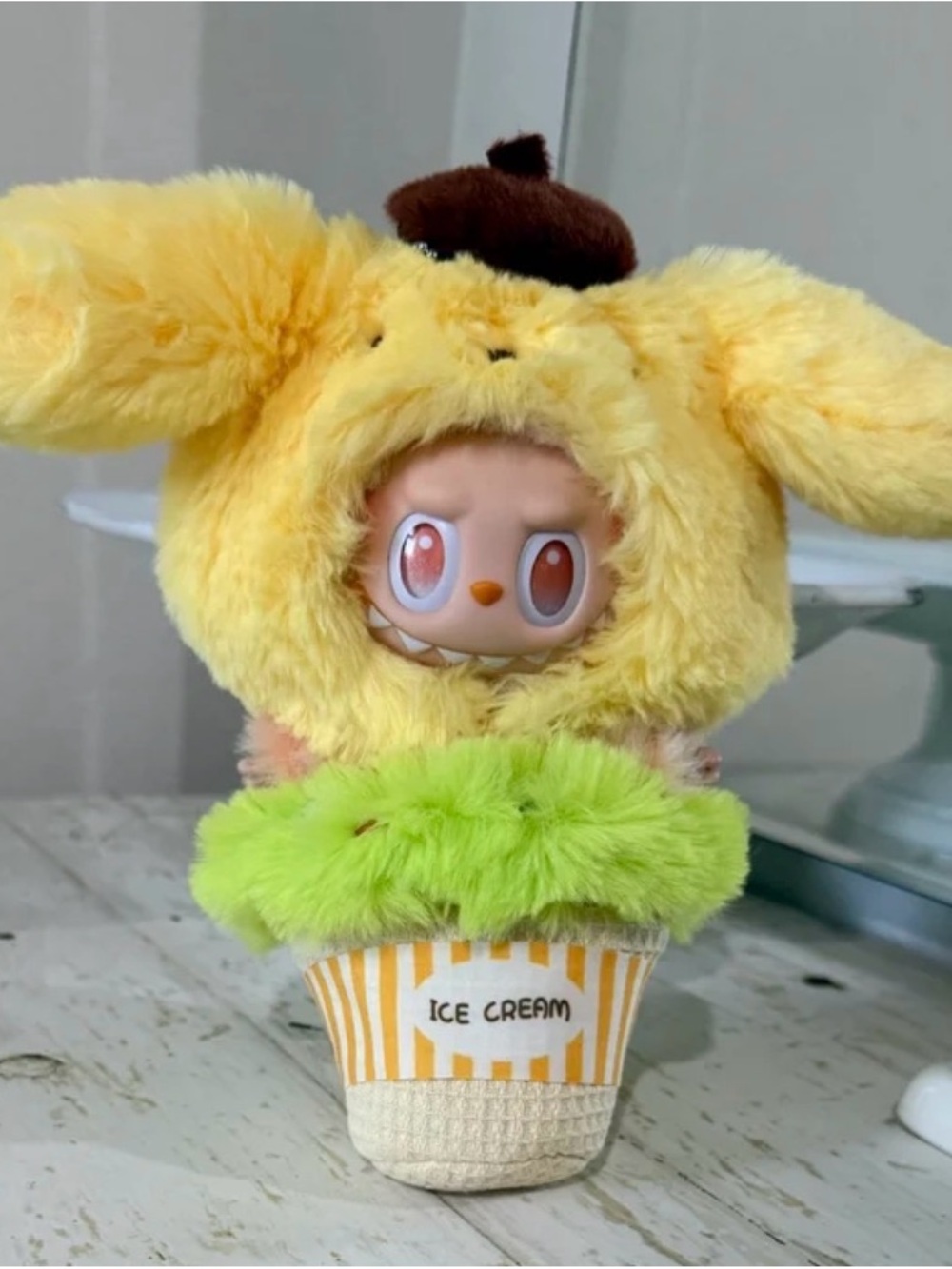 Labubu clothes ice cream (Pompompurin) hello kitty